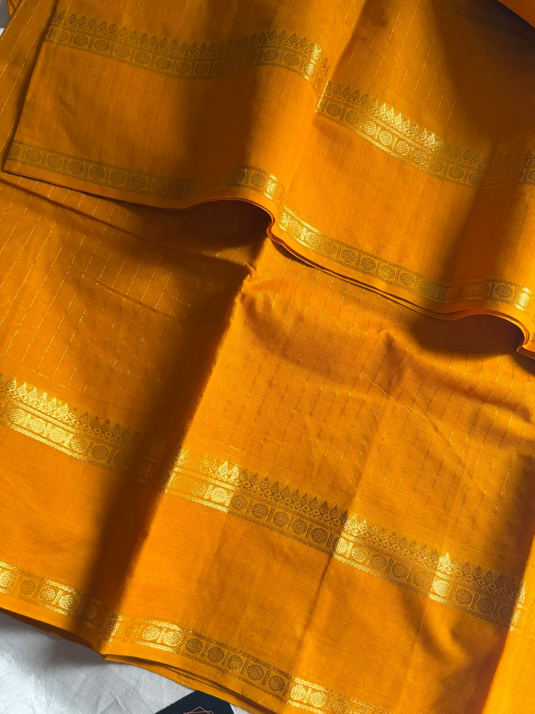 Zari Edition | Mango Yellow Kanchi Cotton Saree