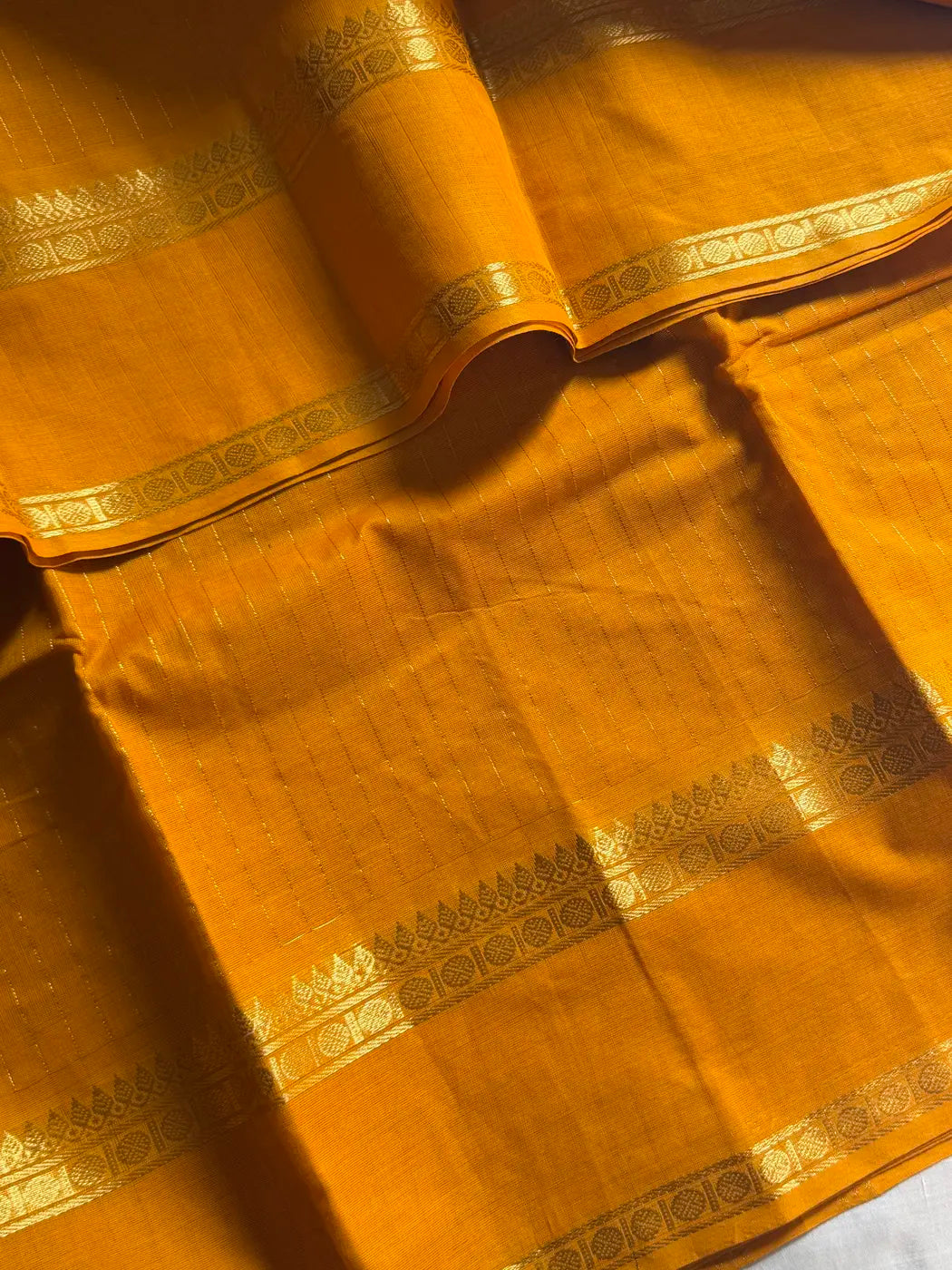 Zari Edition | Mango Yellow Kanchi Cotton Saree