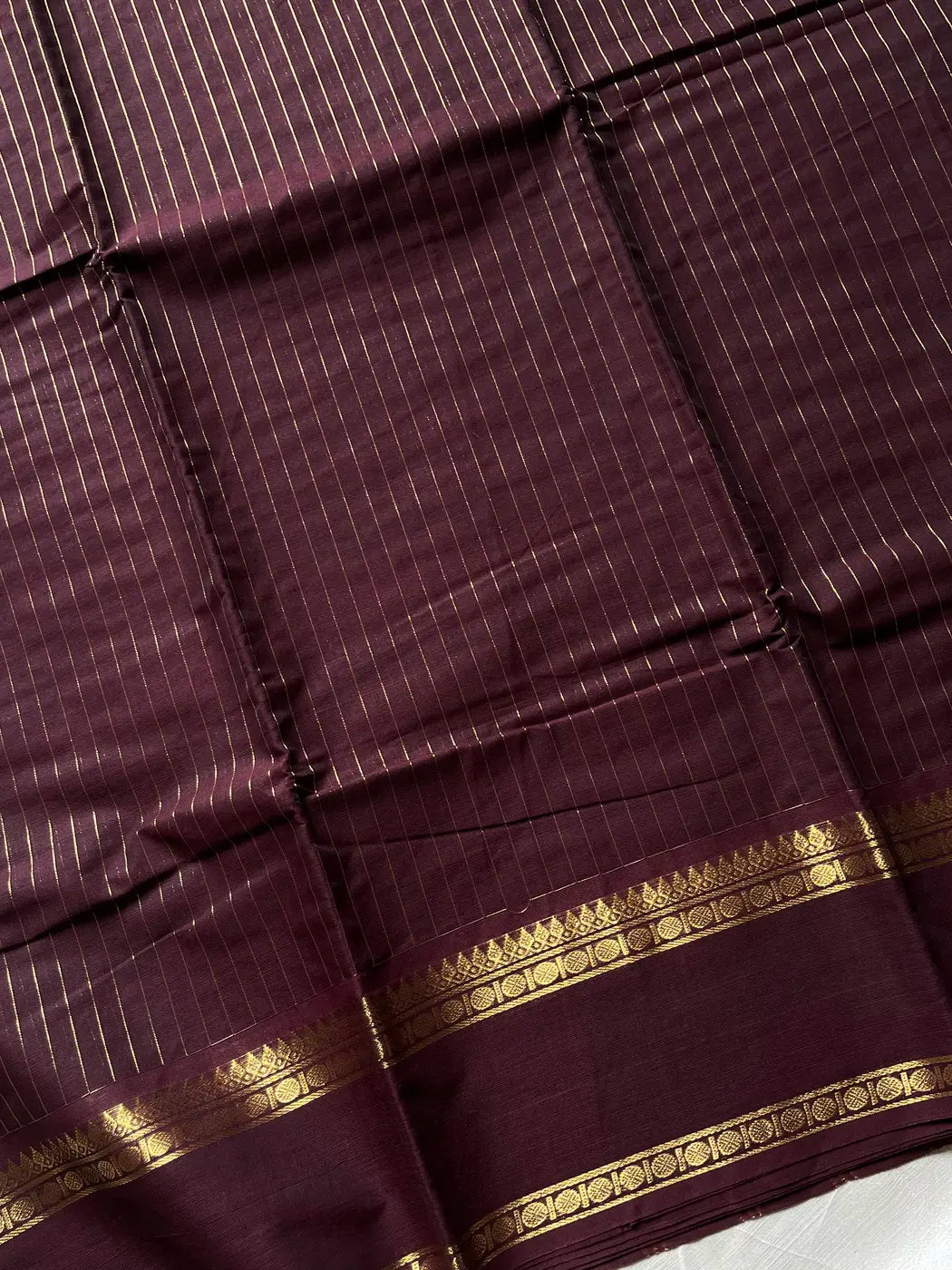 Preorder - Zari Edition | Coffee Brown Kanchi Cotton Saree