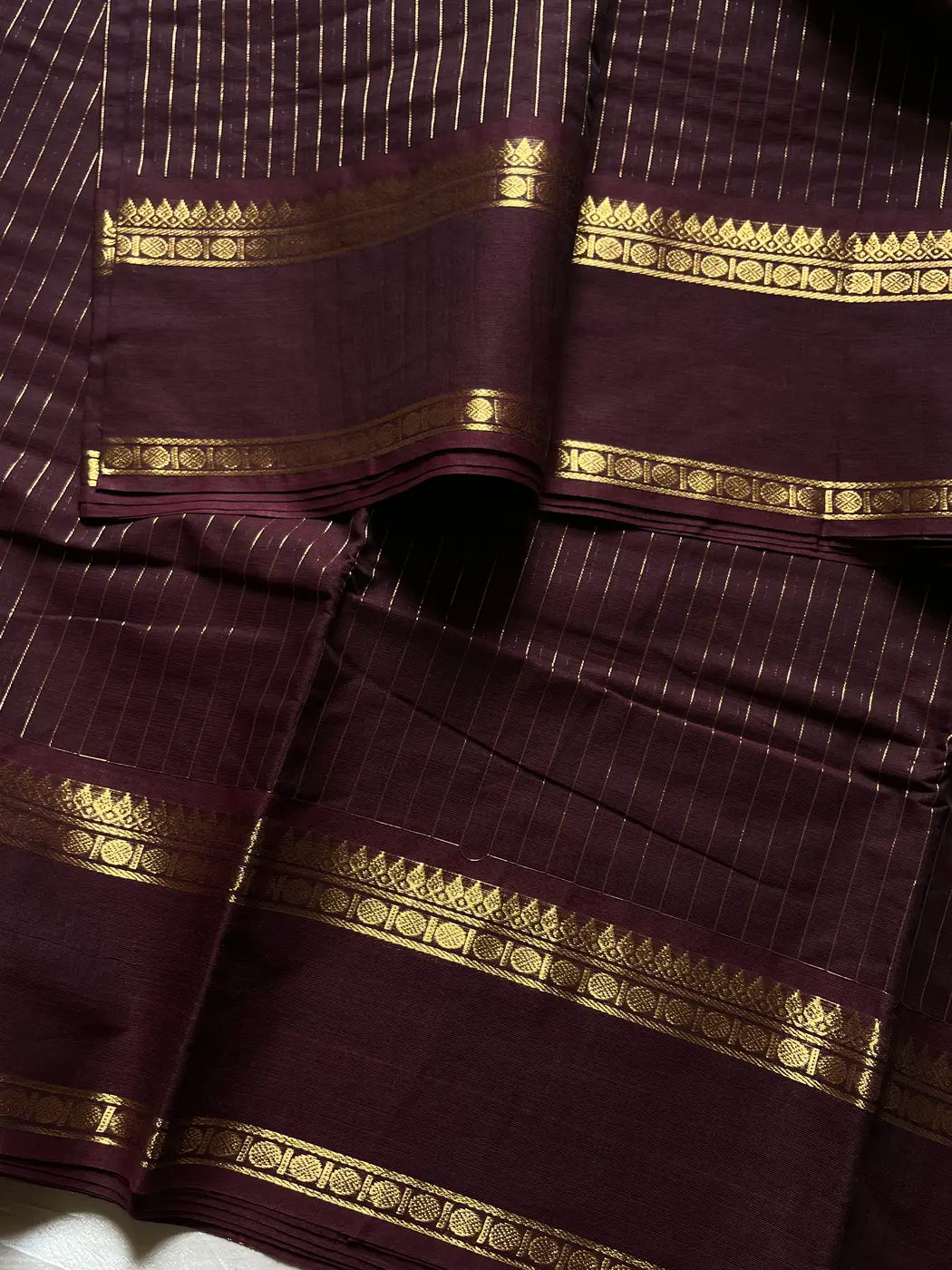 Preorder - Zari Edition | Coffee Brown Kanchi Cotton Saree