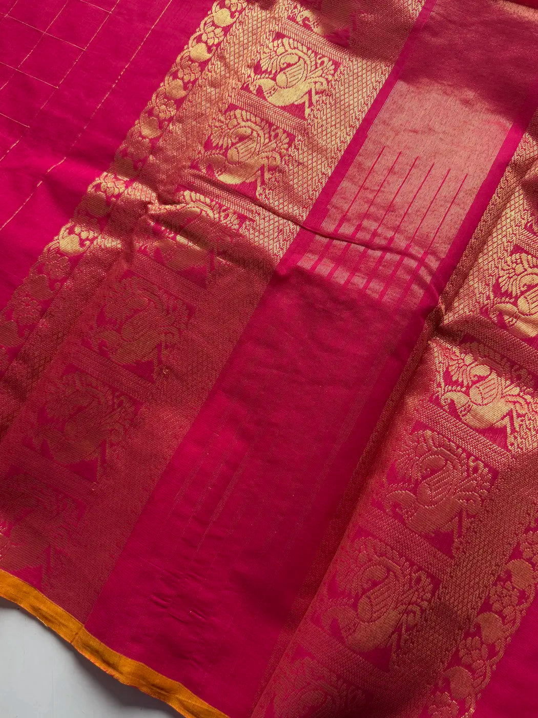 Throne Edit – Pink Kanchi Cotton Saree