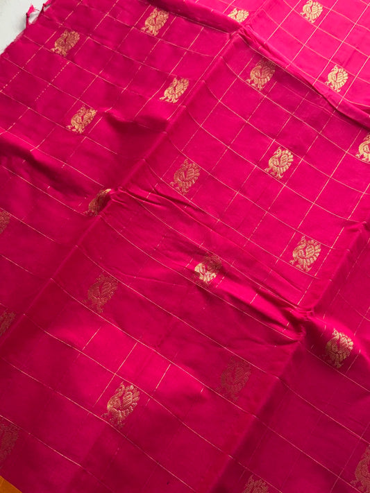 Throne Edit – Pink Kanchi Cotton Saree
