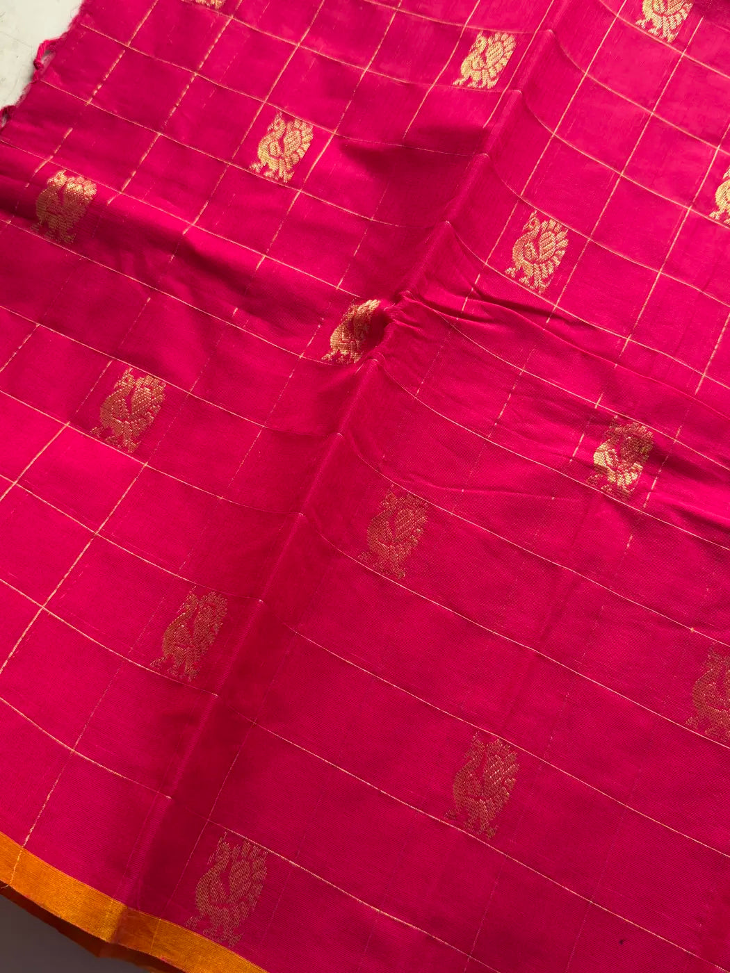 Throne Edit – Pink Kanchi Cotton Saree
