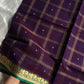 Vegan Weaves – Violet Handloom Art Silk Saree (Without blouse)