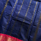 Minimal Border Edit - Dark Blue Kanchi Cotton Saree