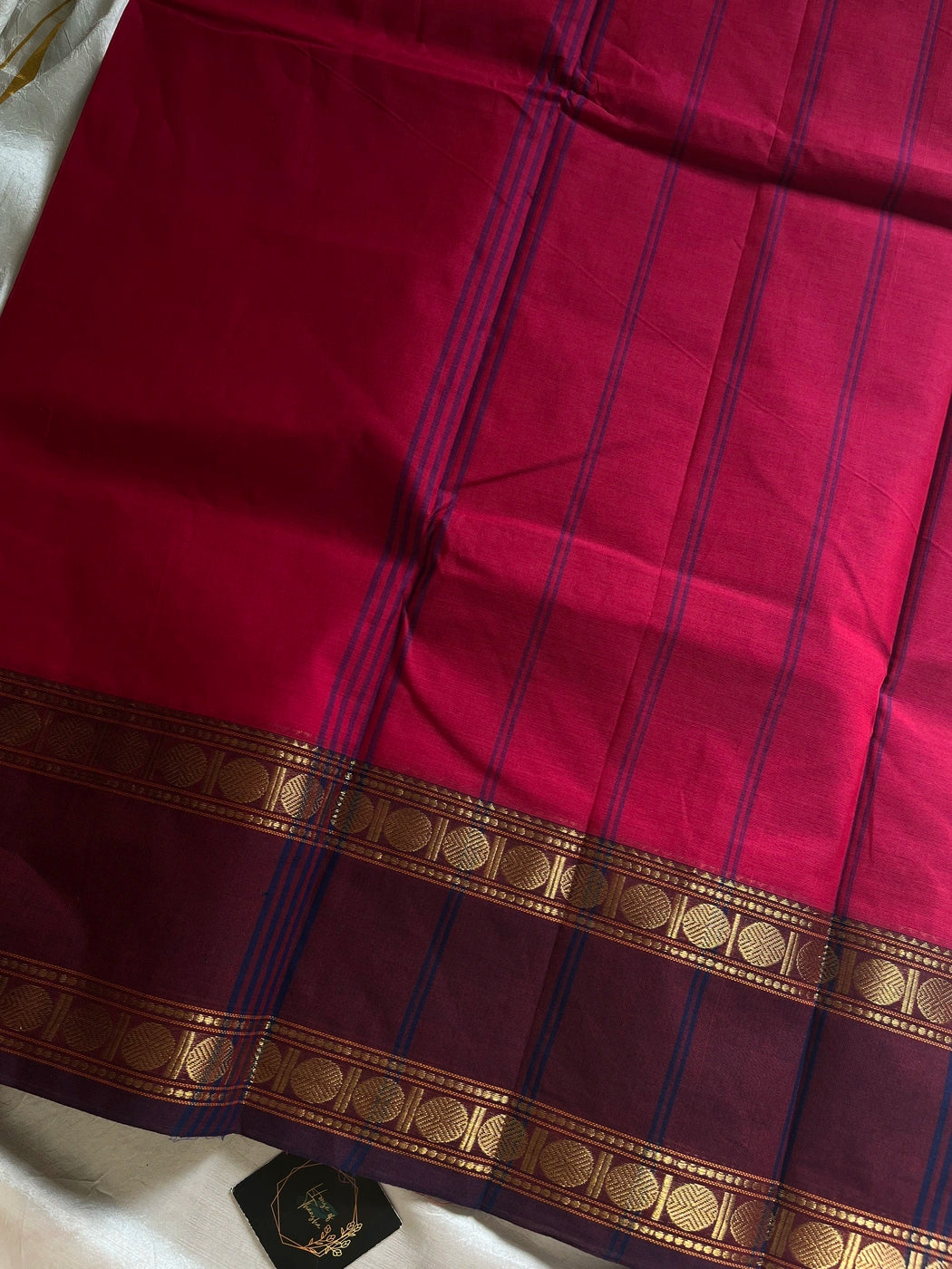 Subtle Weaves | Pink Kanchi Cotton Saree