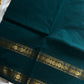 Subtle Weaves | Peacock Green Kanchi Cotton Saree