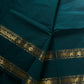 Subtle Weaves | Peacock Green Kanchi Cotton Saree