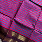 Maragatham – Blue & Purple Kattam Chettinadu Cotton Saree
