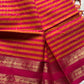 Maragatham – Orange & Pink Kattam Chettinadu Cotton Saree