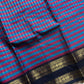 Maragatham – Blue Kattam Chettinadu Cotton Saree