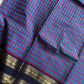 Maragatham – Blue Kattam Chettinadu Cotton Saree