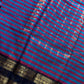 Maragatham – Blue Kattam Chettinadu Cotton Saree