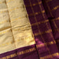 Sungudi Cotton Saree - Sandal & Green