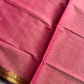 Vegan Silk Saree – Pastel Pink Handloom Art Silk