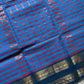 Maragatham – Blue Kattam Chettinadu Cotton Saree