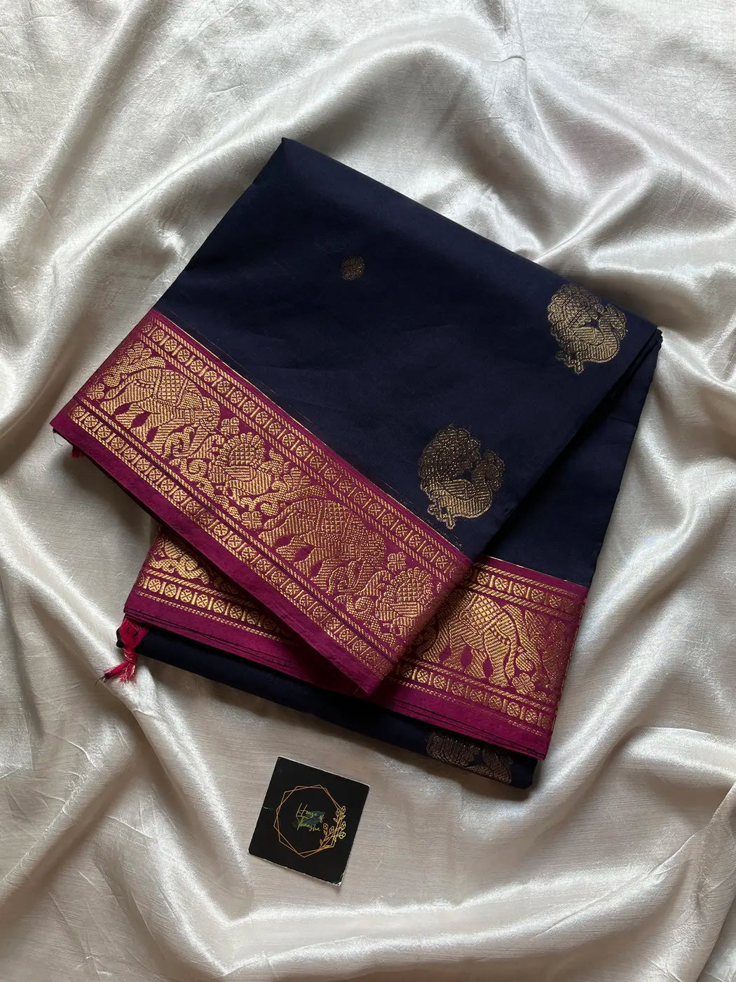 Mercerised Kanchi Cotton - Dark Blue