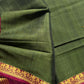 Vegan Silk Saree – Mehandi Green Handloom Silk