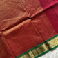 Royal Drapes – Mercerised 120 counts Kanchi Cotton Saree - Maroon