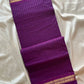 Zari Edition | Violet Kanchi Cotton Saree