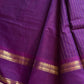 Zari Edition | Violet Kanchi Cotton Saree