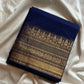 Subtle Weaves | Dark Blue Kanchi Cotton Saree