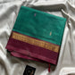 Vegan Silks | Chinnalampattu Saree – Green & Pink