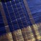 Subtle Weaves | Navy Blue Kanchi Cotton Saree