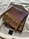 Vegan Silks | Chinnalampattu Saree – Amethyst Mist