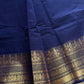 Subtle Weaves | Navy Blue Kanchi Cotton Saree