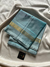 Vegan Silks | Chinnalampattu Saree – Pastel Teal