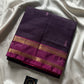 Vegan Silks | Chinnalampattu Saree – Deep Aubergine