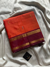 Vegan Silks | Chinnalampattu Saree – Orange
