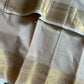 Subtle Weaves | Beige Kanchi Cotton Saree
