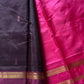 Vegan Silks | Chinnalampattu Saree – Deep Aubergine