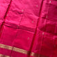 Vegan Silks | Chinnalampattu Saree – Mango Yellow & Pink