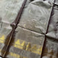 Vegan Silks | Chinnalampattu Saree – Taupe