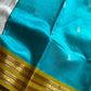 Kanchivaram Korvai Silk Cotton Saree - Sky Blue
