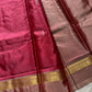 Vegan Silks | Chinnalampattu Saree – Berry Red