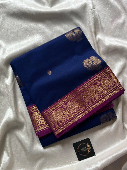Mercerised Kanchi Cotton - Blue