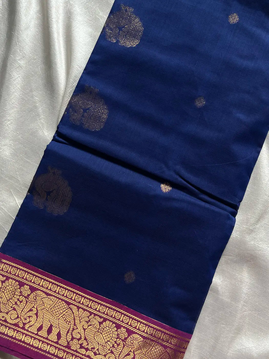 Mercerised Kanchi Cotton - Blue