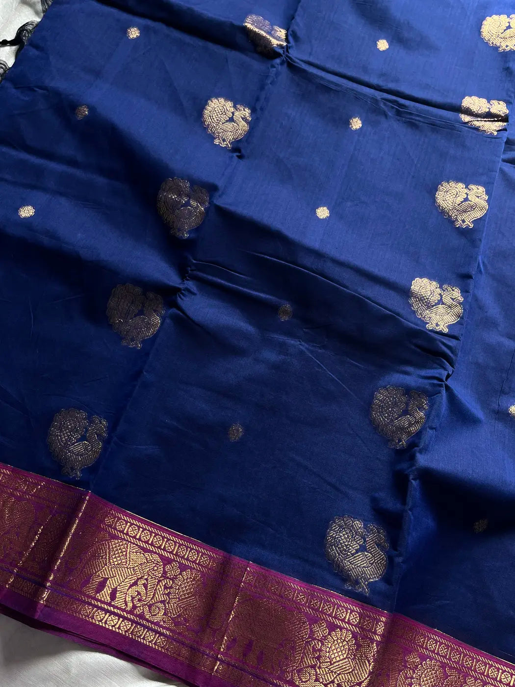 Mercerised Kanchi Cotton - Blue