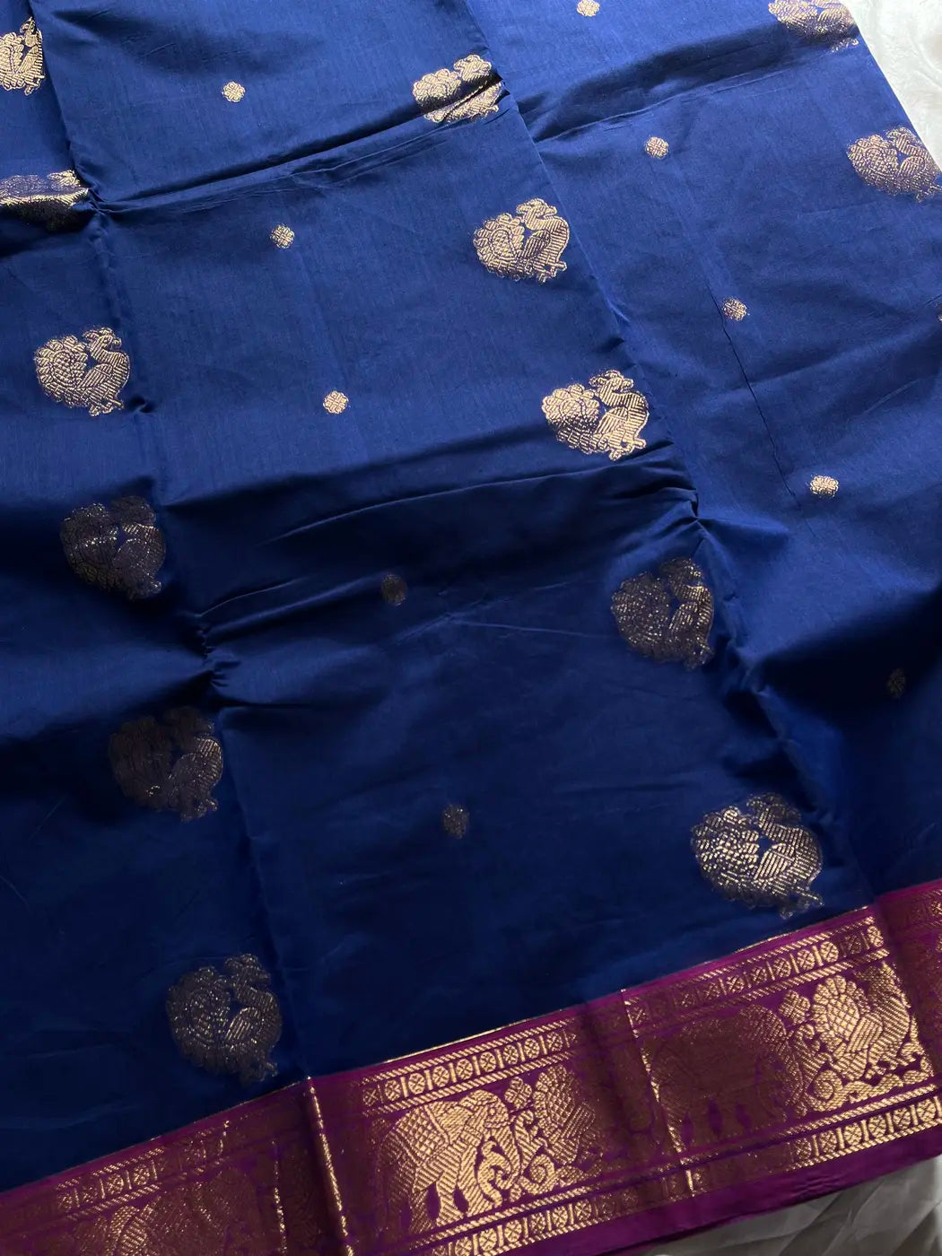 Mercerised Kanchi Cotton - Blue