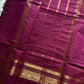 Kattam Edit – Mulberry Purple Checked Chettinadu Cotton Saree
