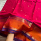 Throne Edit – Rani Pink 120 Counts Mercerised Kanchi Cotton Saree