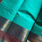 Vintage Loom Edit | Blue Chettinadu Cotton Saree