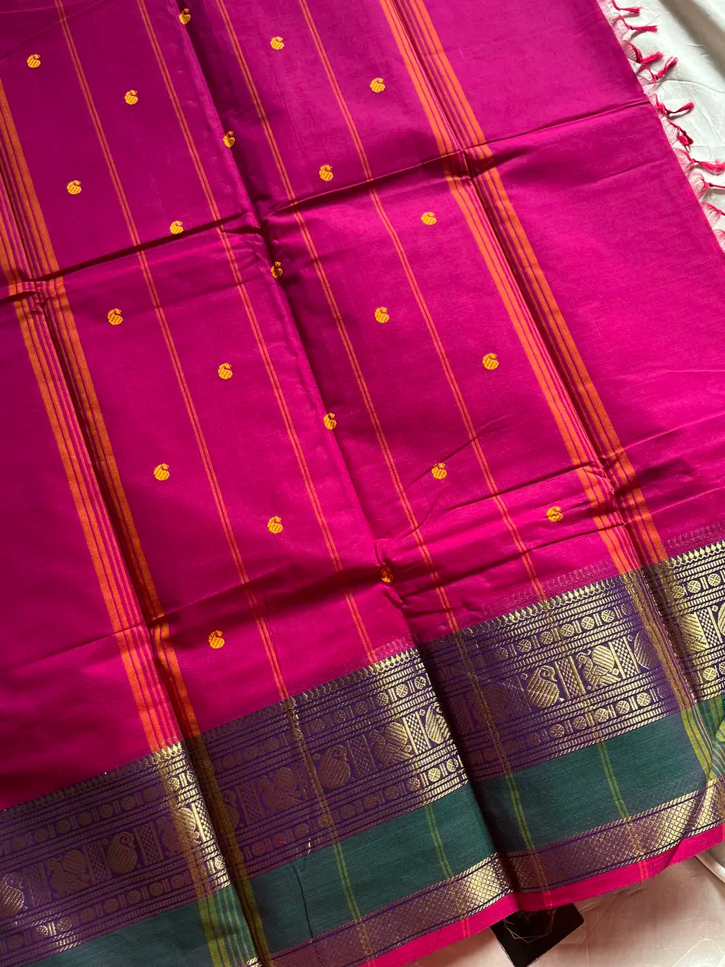 Vintage Loom Edit | Pink Chettinadu Cotton Saree