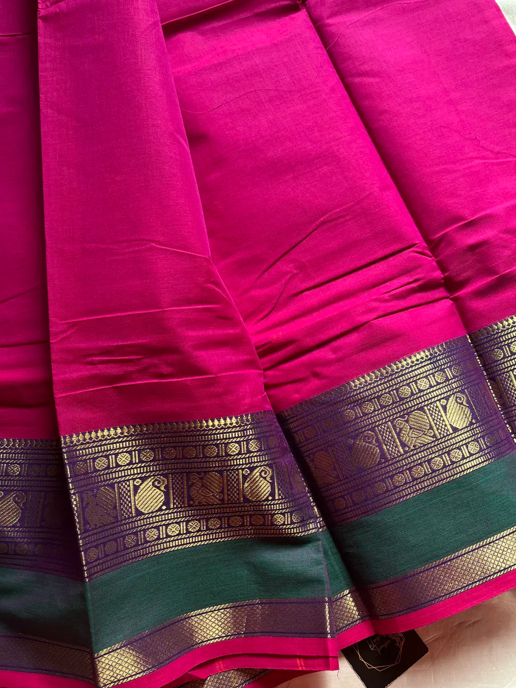 Vintage Loom Edit | Pink Chettinadu Cotton Saree