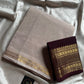 Subtle Weaves | Beige & Brown Chettinadu Cotton Saree