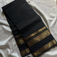 Kattam Edit – Black Checked Chettinadu Cotton Saree